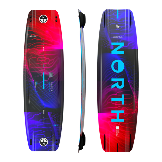 North Kiteboarding - Astra TT Board - Blue/Red - 132x38cm - GearFreak