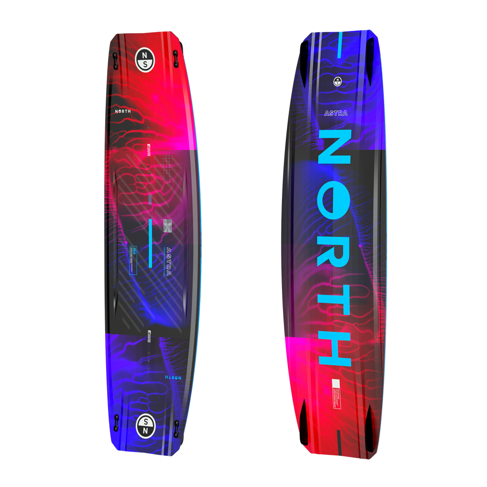 North Kiteboarding - Astra TT Board - Blue/Red - 132x38cm - GearFreak