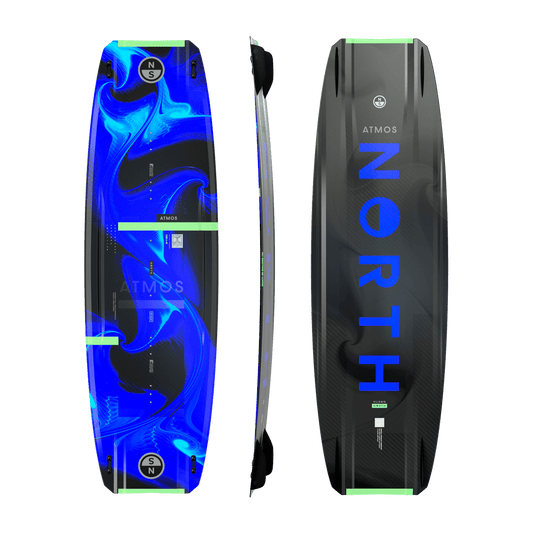 North Kiteboarding - Atmos - Flash Blue - 138x41cm - GearFreak
