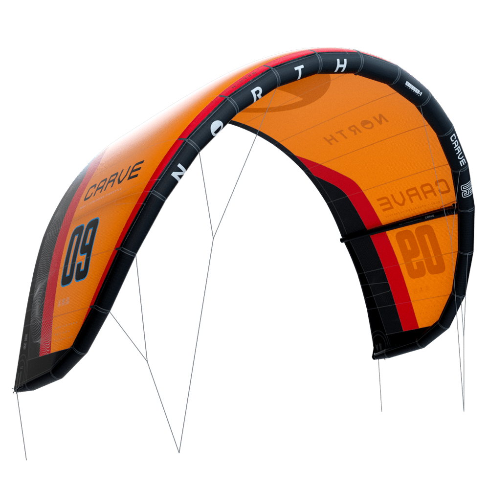 North Kiteboarding - Carve - Orange - 5m - GearFreak