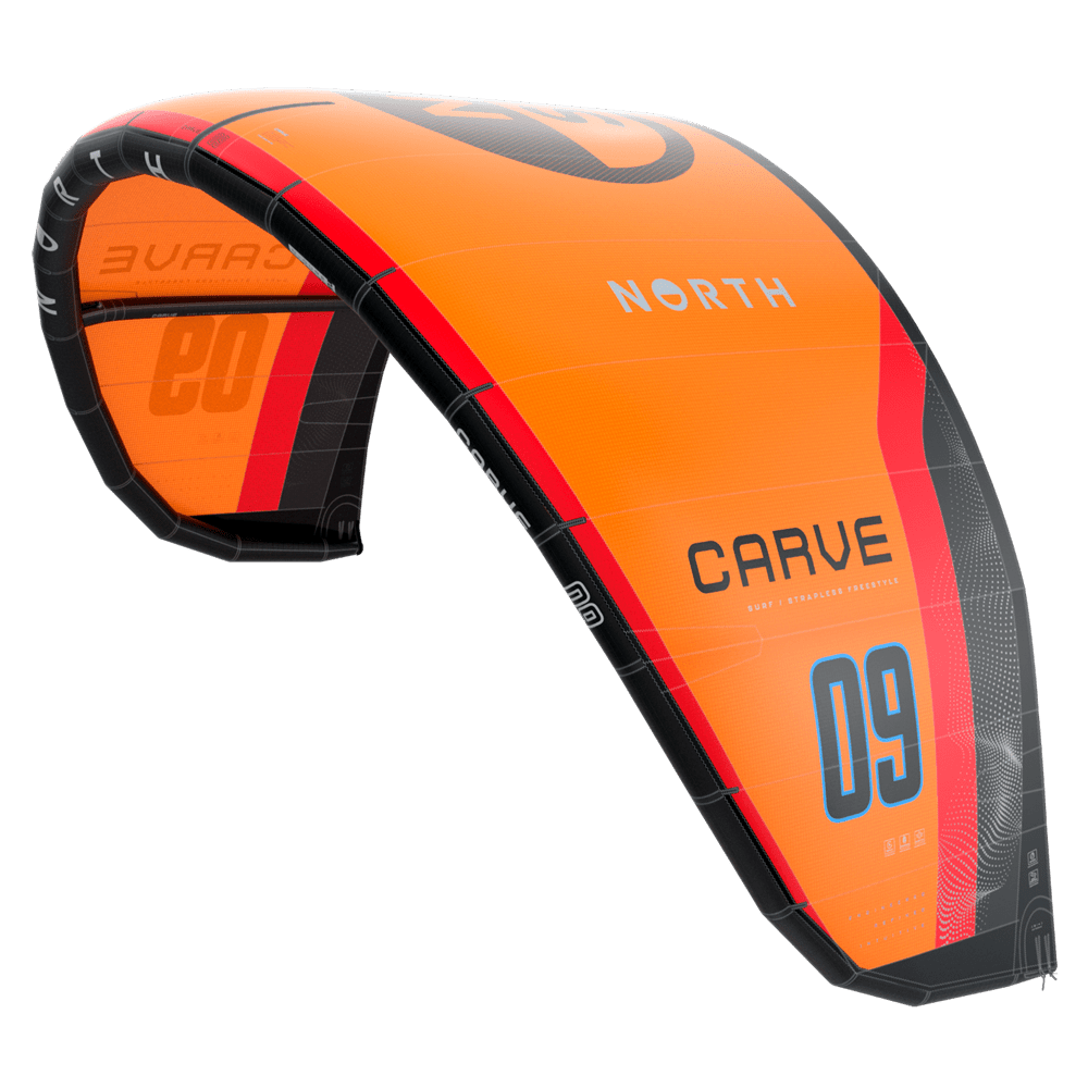 North Kiteboarding - Carve - Orange - 5m - GearFreak