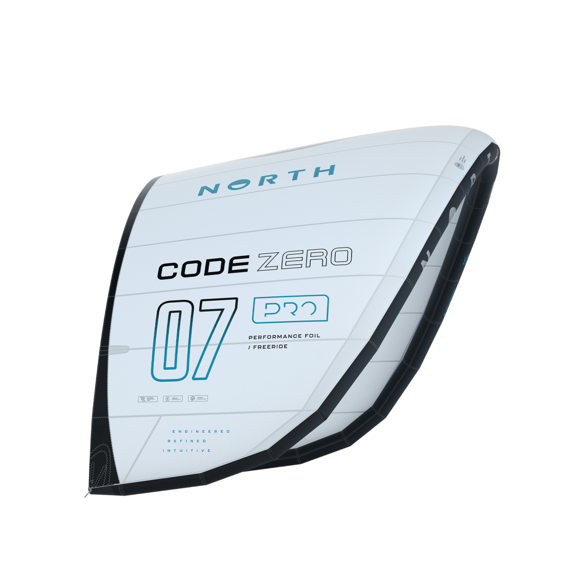 North Kiteboarding - Code Zero Pro - White - 5m - GearFreak