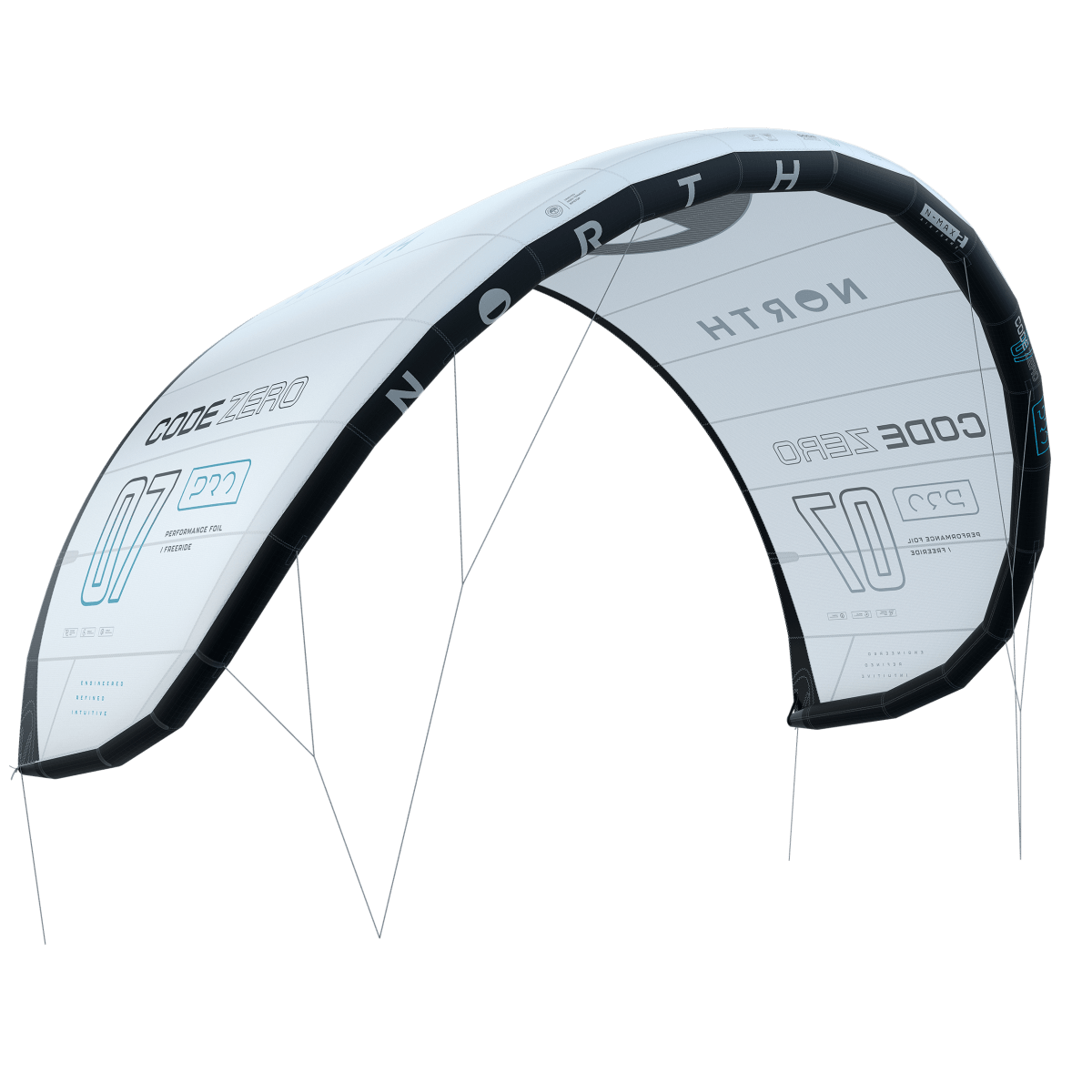 North Kiteboarding - Code Zero Pro - White - 5m - GearFreak