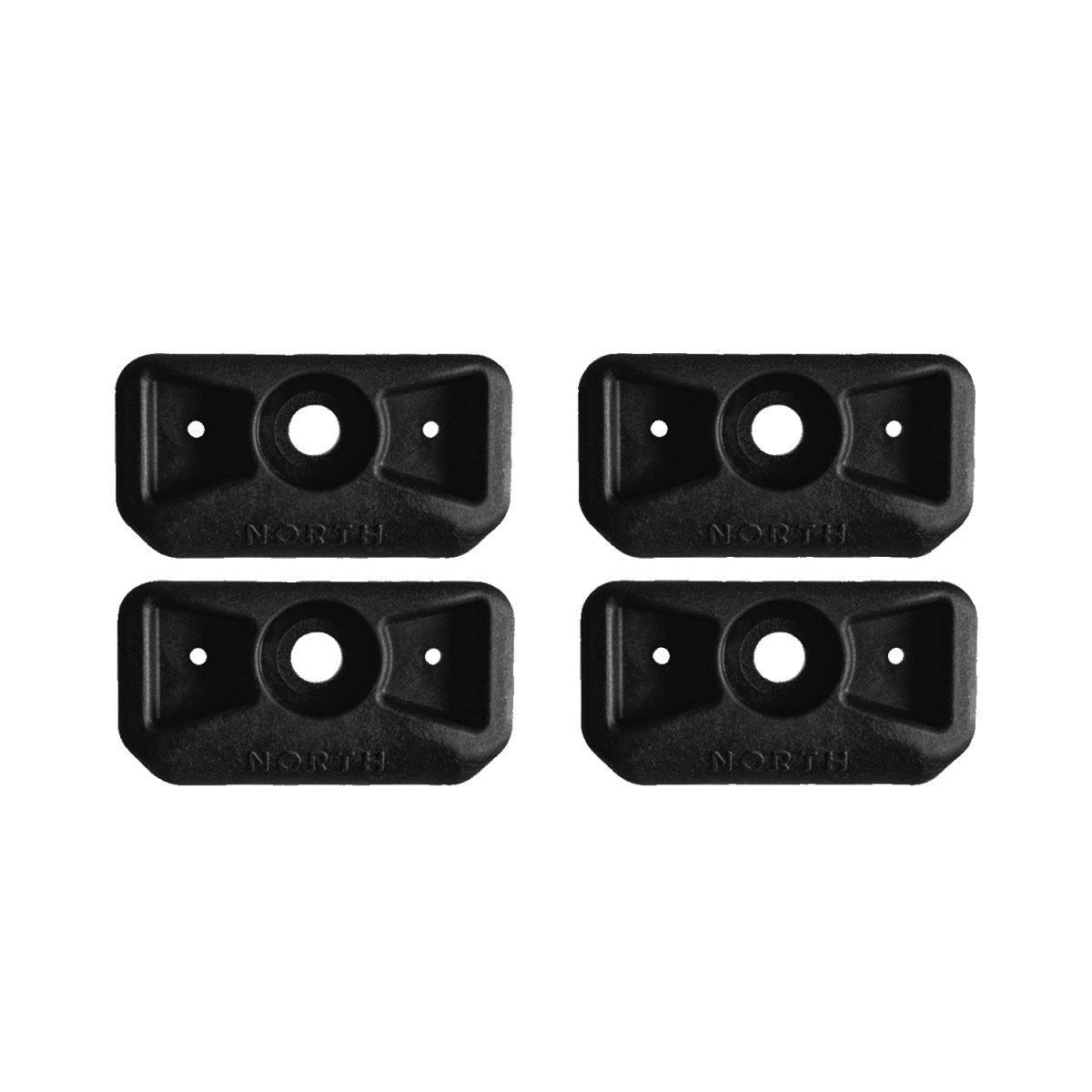 North Kiteboarding - Free Foil Strap Washers set of 4 - Black - O/S - GearFreak
