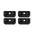 North Kiteboarding - Free Foil Strap Washers set of 4 - Black - O/S - GearFreak