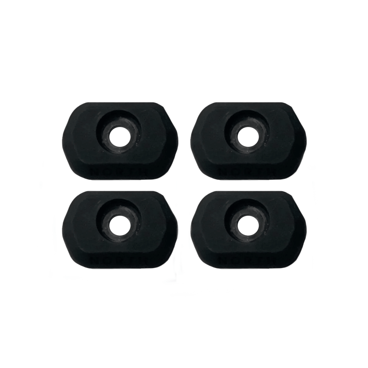 North Kiteboarding - Free - Lo Strap Washers - set of 4 - Black - O/S - GearFreak