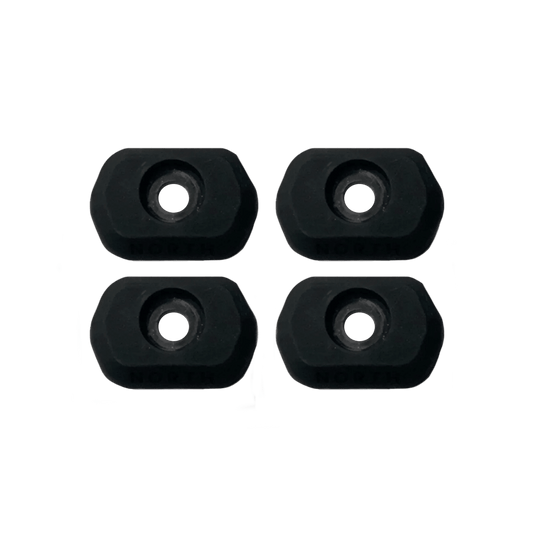 North Kiteboarding - Free - Lo Strap Washers - set of 4 - Black - O/S - GearFreak