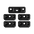 North Kiteboarding - Free Surf Strap Washers set of 5 - Black - O/S - GearFreak