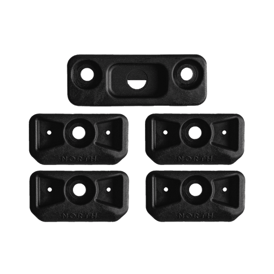 North Kiteboarding - Free Surf Strap Washers set of 5 - Black - O/S - GearFreak