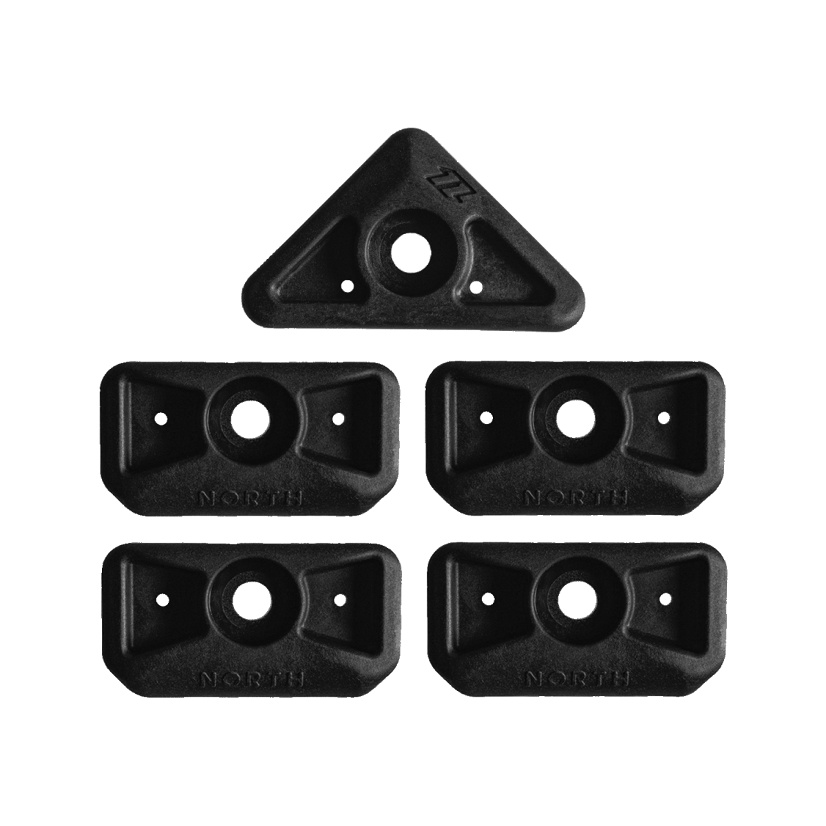 North Kiteboarding - Free - V Foil Strap Washers set of 5 - Black - O/S - GearFreak
