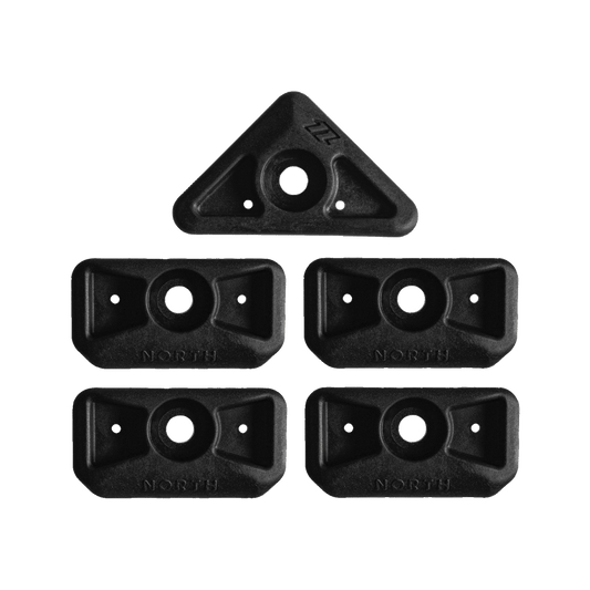 North Kiteboarding - Free - V Foil Strap Washers set of 5 - Black - O/S - GearFreak