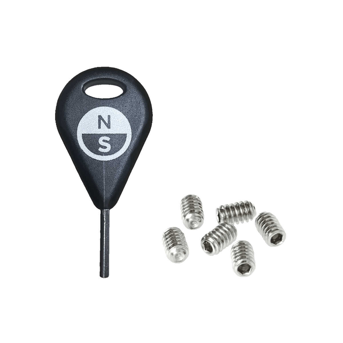 North Kiteboarding - Grub Screw Kit (FCS) - Steel Grey - O/S - GearFreak