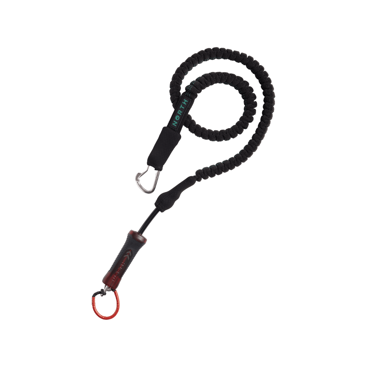 North Kiteboarding - Handle Pass Leash - Black/Red - O/S - GearFreak