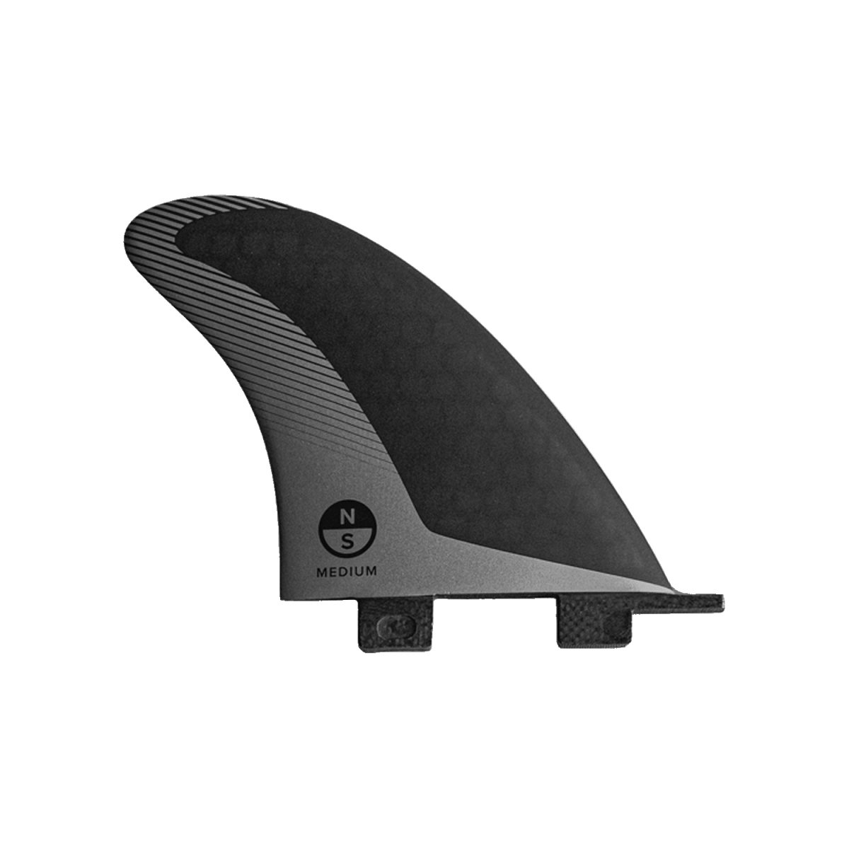 North Kiteboarding - Hexcel Coremat Finset Thruster Setup - Black - M - GearFreak