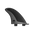 North Kiteboarding - Hexcel Coremat Finset Thruster Setup - Black - M - GearFreak