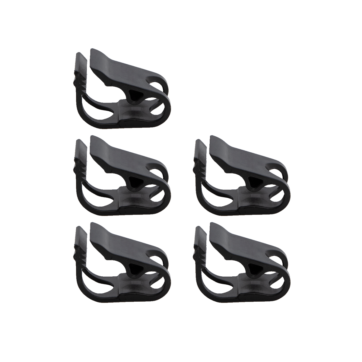 North Kiteboarding - Hyperflow Pinch Clamp set of 5 - Black - O/S - GearFreak