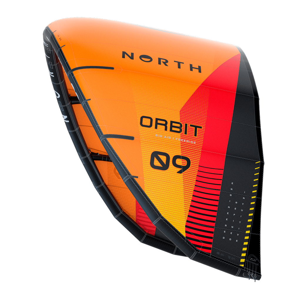 North Kiteboarding - Orbit Kite - Orange - 7m - GearFreak