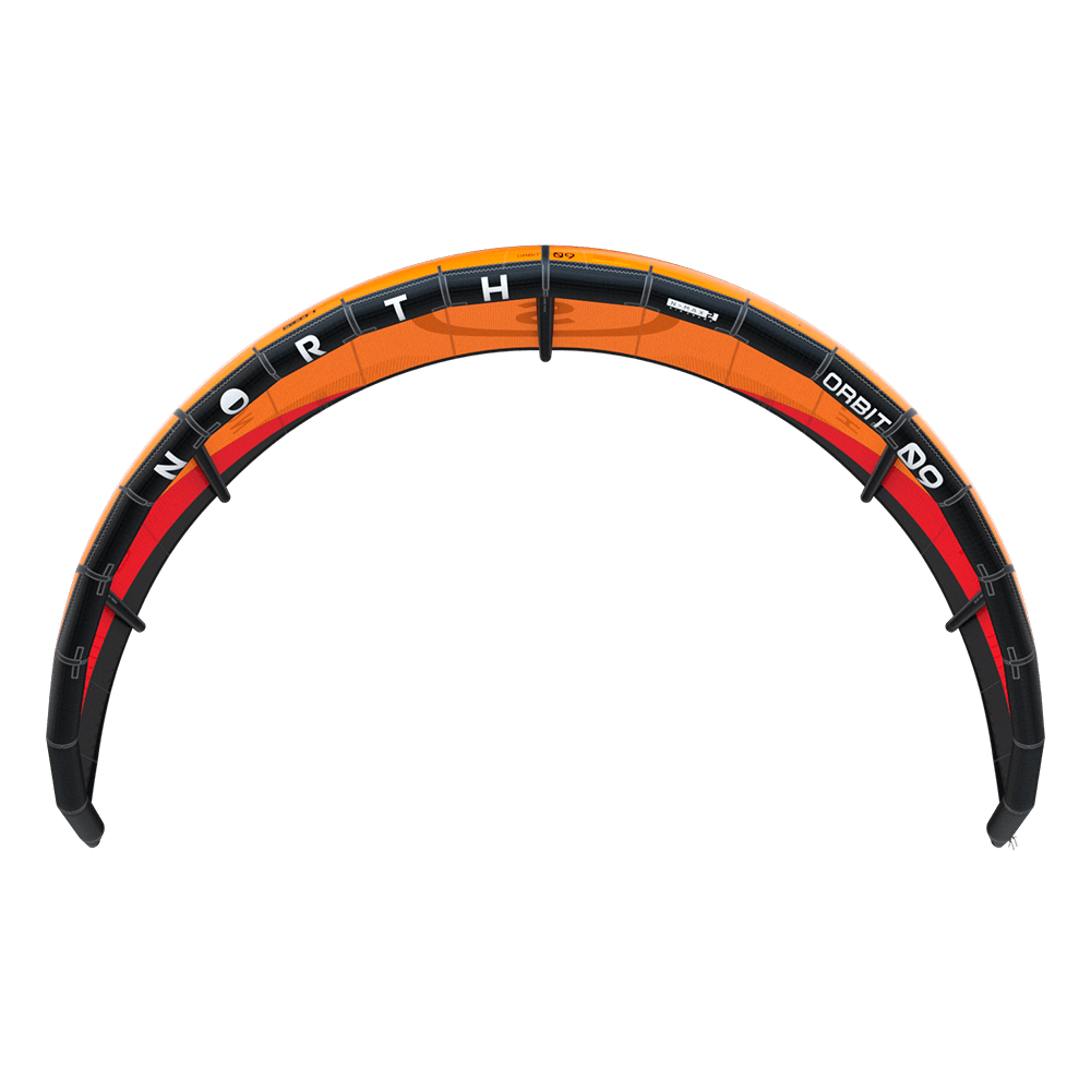 North Kiteboarding - Orbit Kite - Orange - 7m - GearFreak