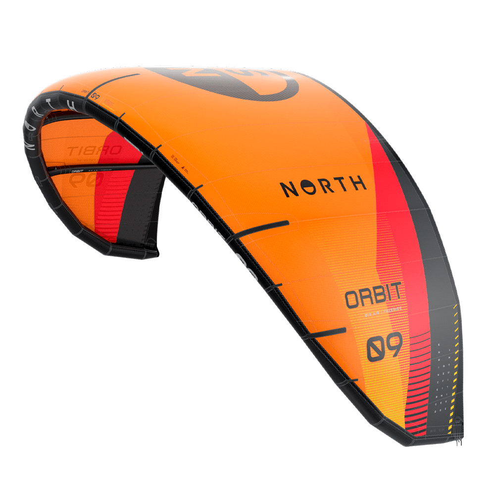 North Kiteboarding - Orbit Kite - Orange - 7m - GearFreak
