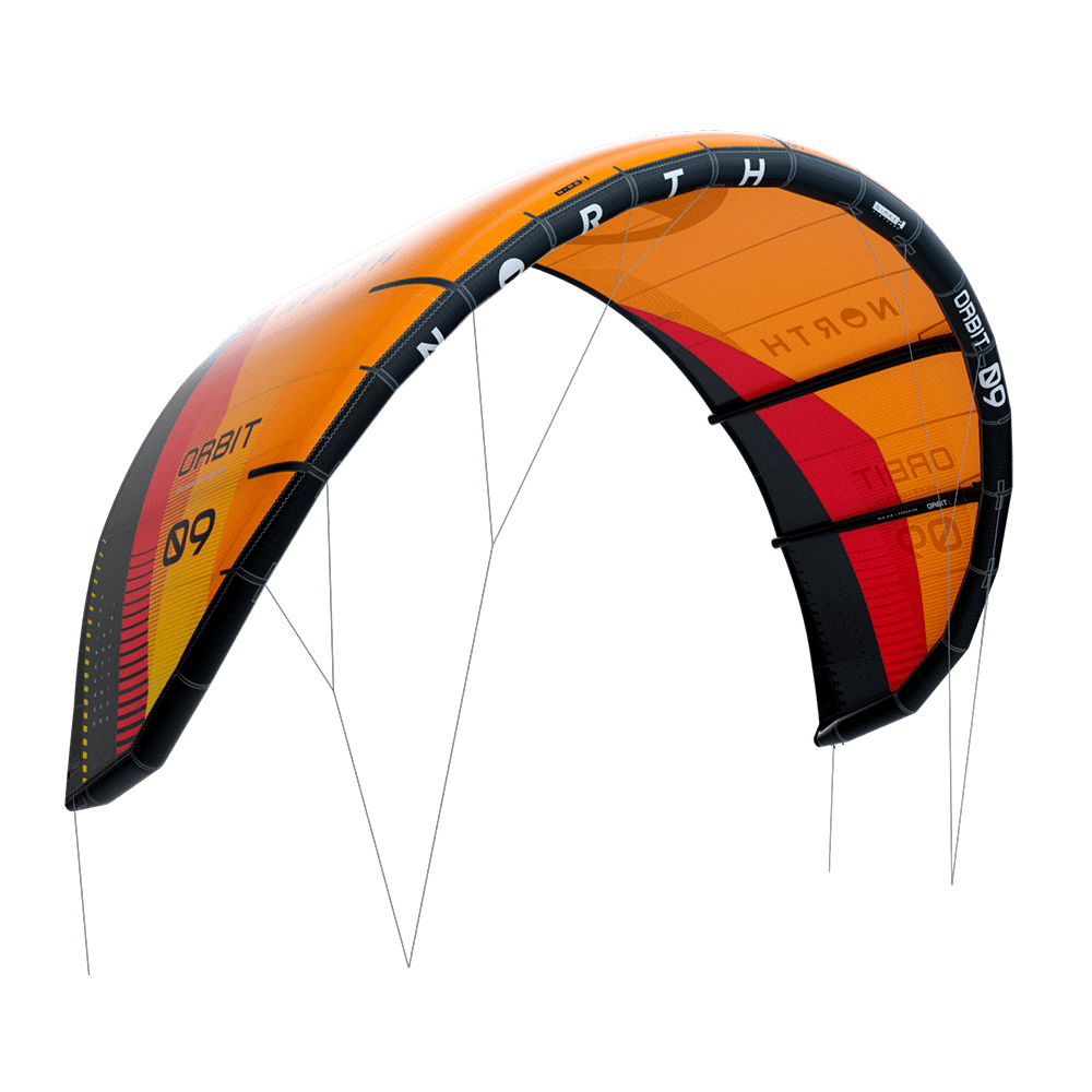 North Kiteboarding - Orbit Kite - Orange - 7m - GearFreak