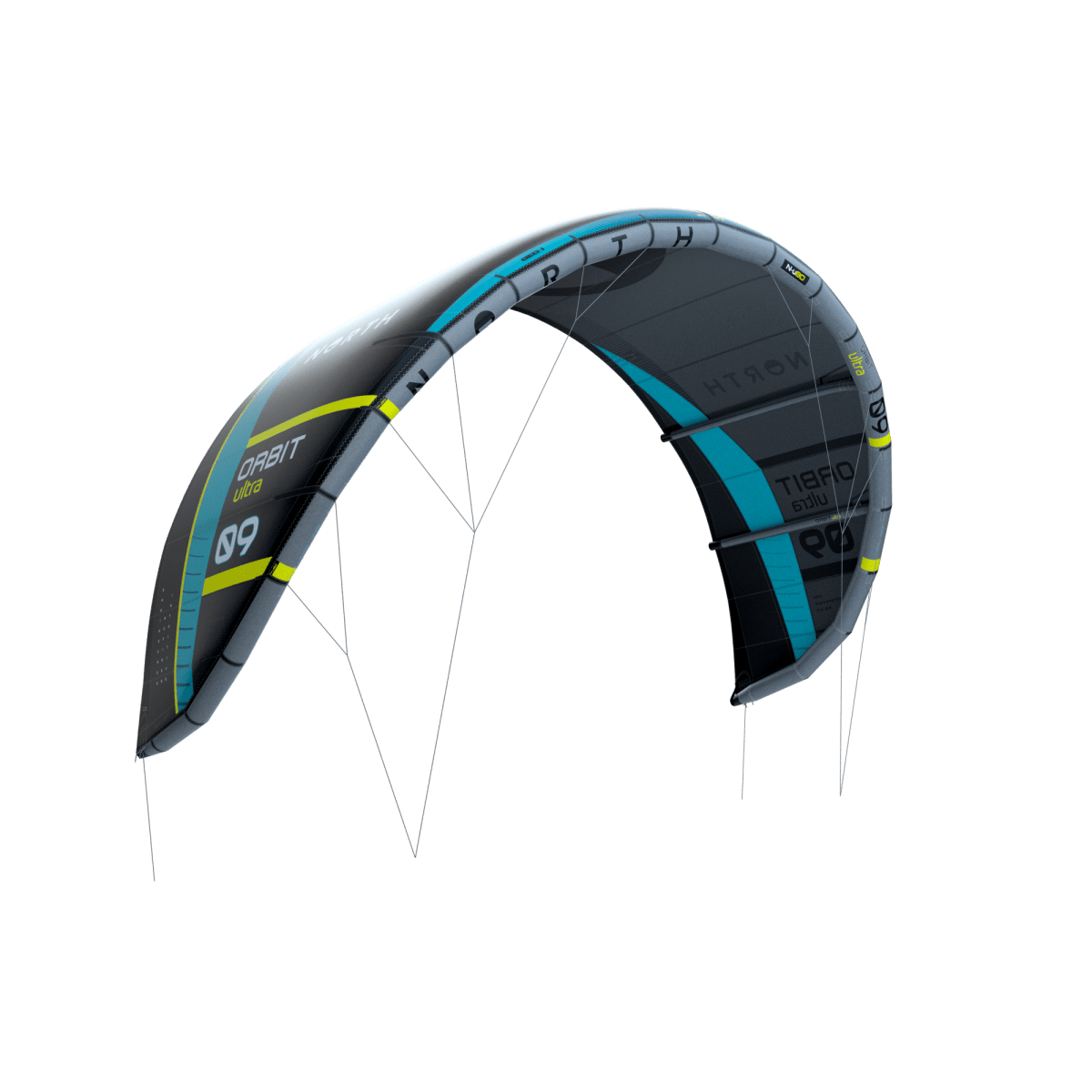 North Kiteboarding - Orbit Ultra - Black - 5.9m - GearFreak