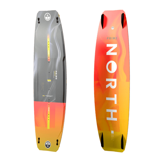 North Kiteboarding - Prime - Black/Orange Flash - 138x41cm - GearFreak