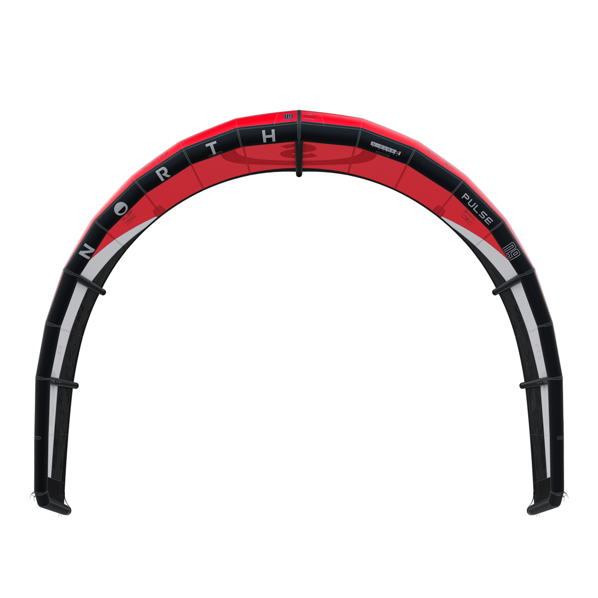 North Kiteboarding - Pulse - Rubine Red - 7m - GearFreak