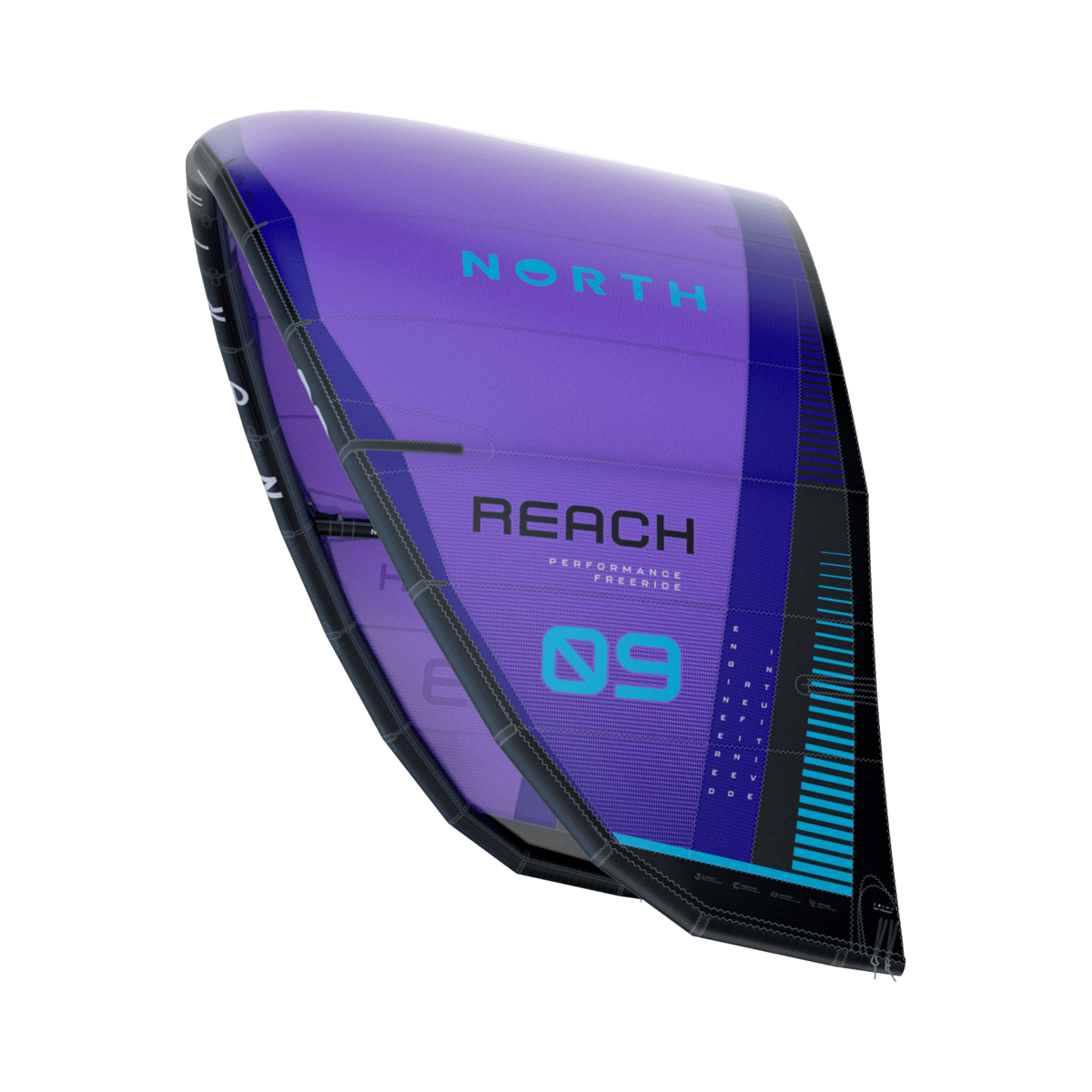 North Kiteboarding - Reach Kite - Deep Purple - 6m - GearFreak