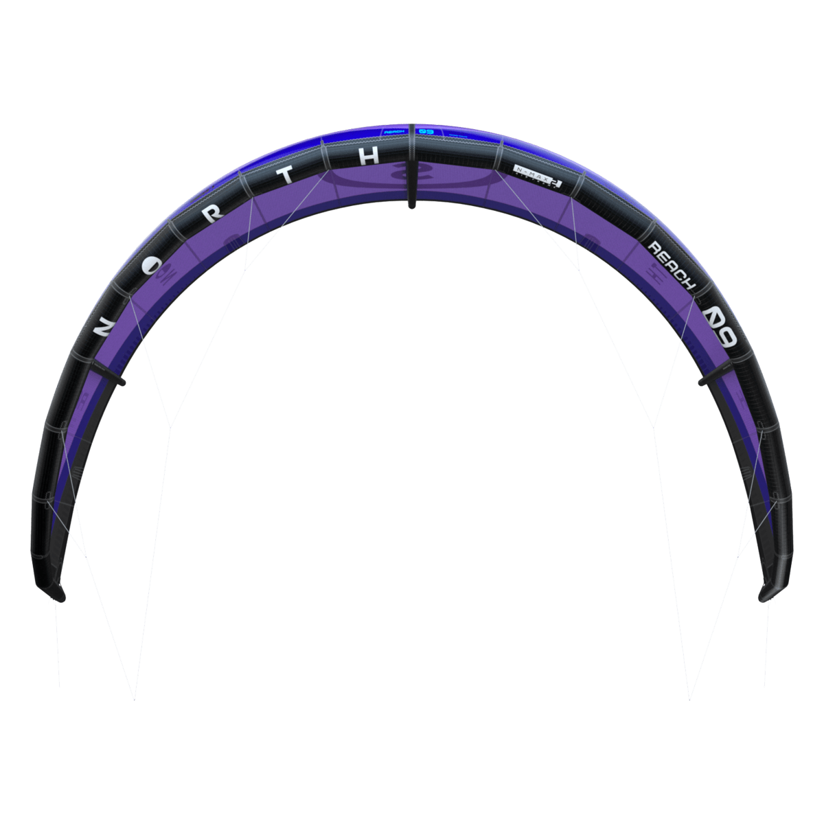 North Kiteboarding - Reach Kite - Deep Purple - 6m - GearFreak