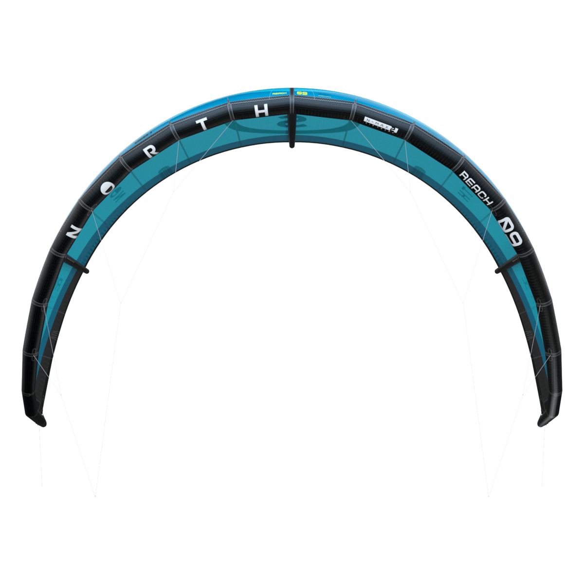 North Kiteboarding - Reach Kite - Turquoise - 6m - GearFreak
