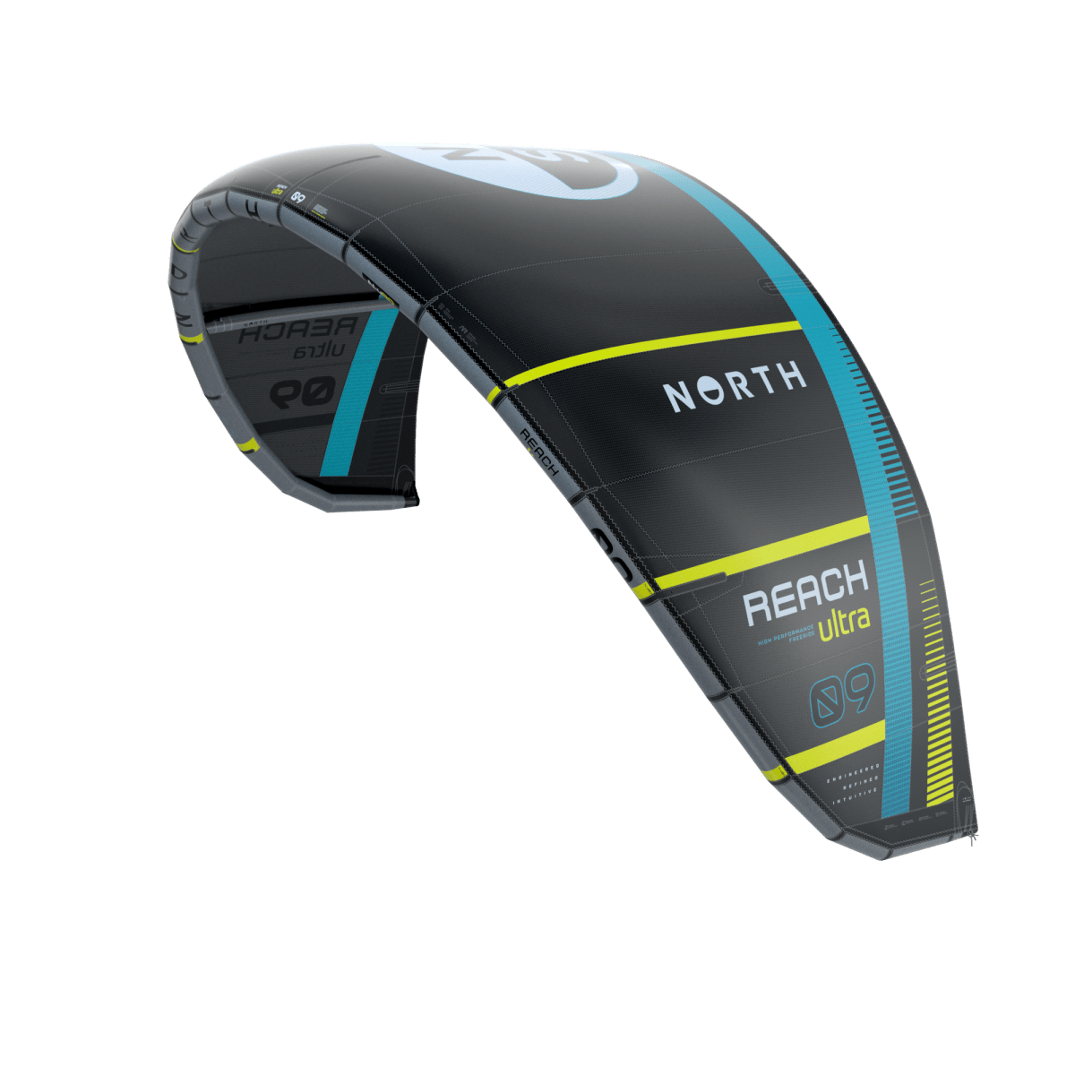 North Kiteboarding - Reach Ultra - Black - 7m - GearFreak