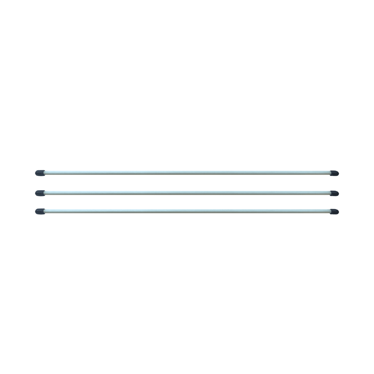 North Kiteboarding - Round Battens set of 3 - White - 25cm - GearFreak