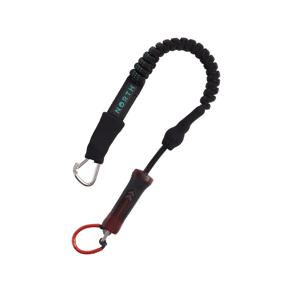North Kiteboarding - Standard Leash - Black/Red - O/S - GearFreak