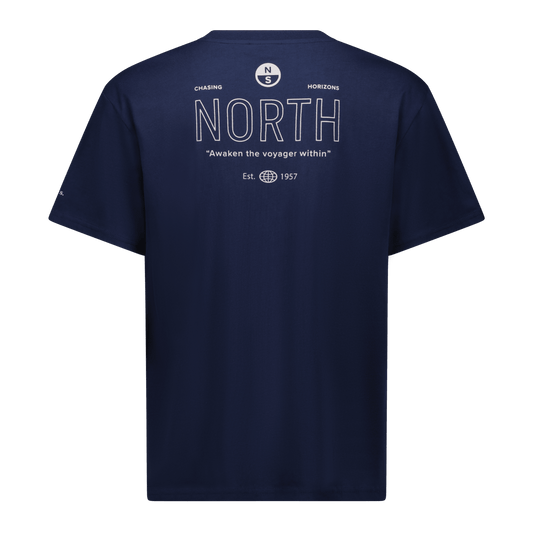 North Kiteboarding - Voyager Tee - Navy - L - GearFreak