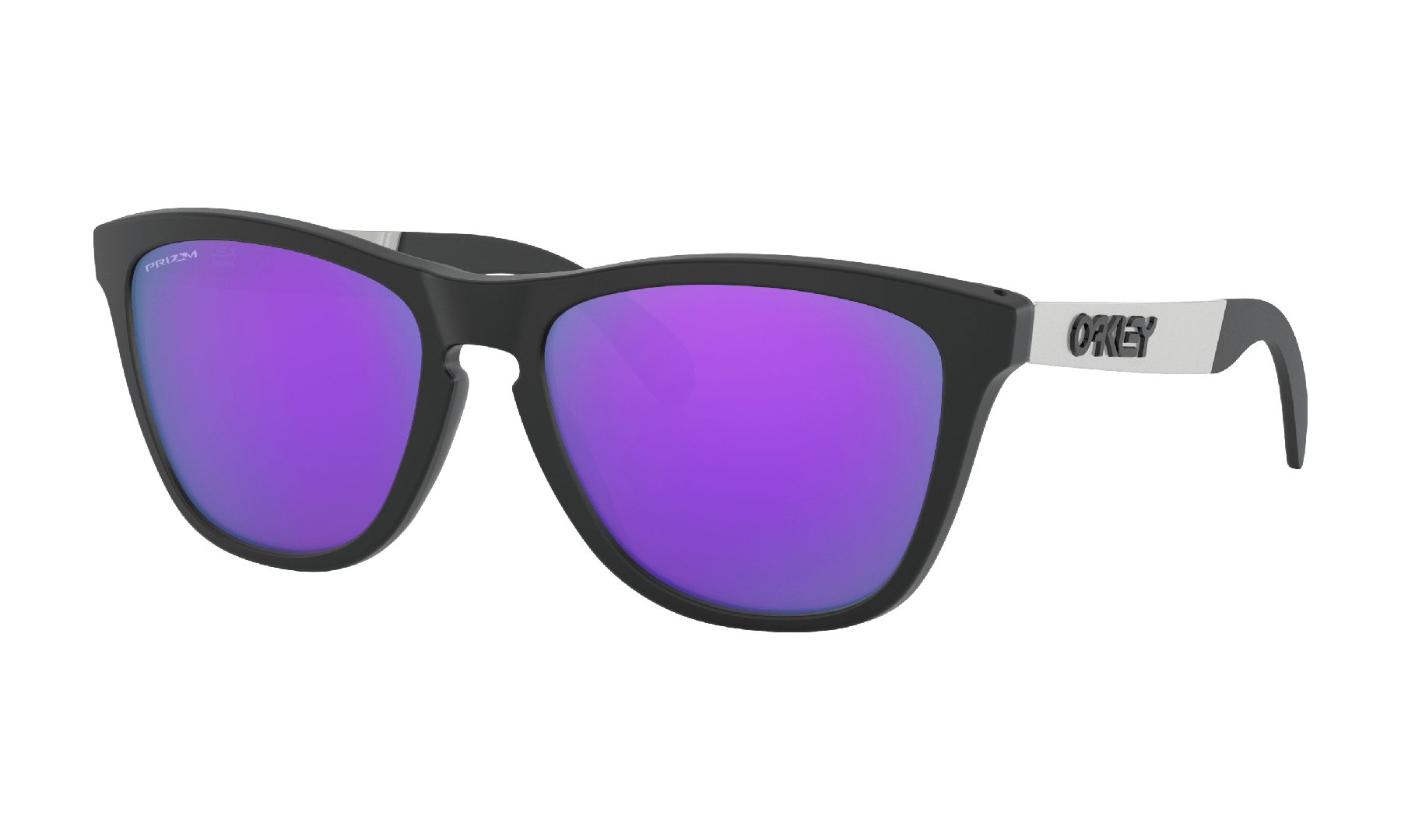 Oakley - Oakley Frogskins Matte Black - Prizm Violet - GearFreak