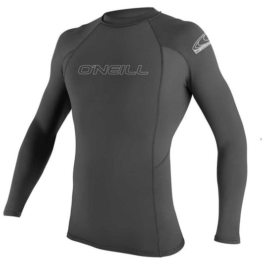 O'Neill - Basic Skins L/S Rash Guard Graphite - S - GearFreak