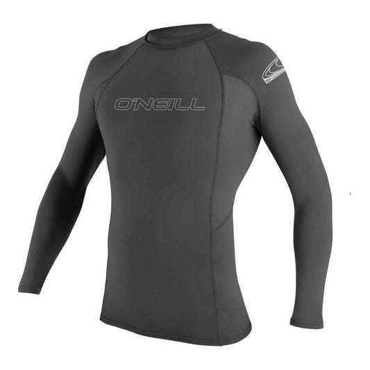 O'Neill - Basic Skins L/S Rash Guard - Graphite - GearFreak