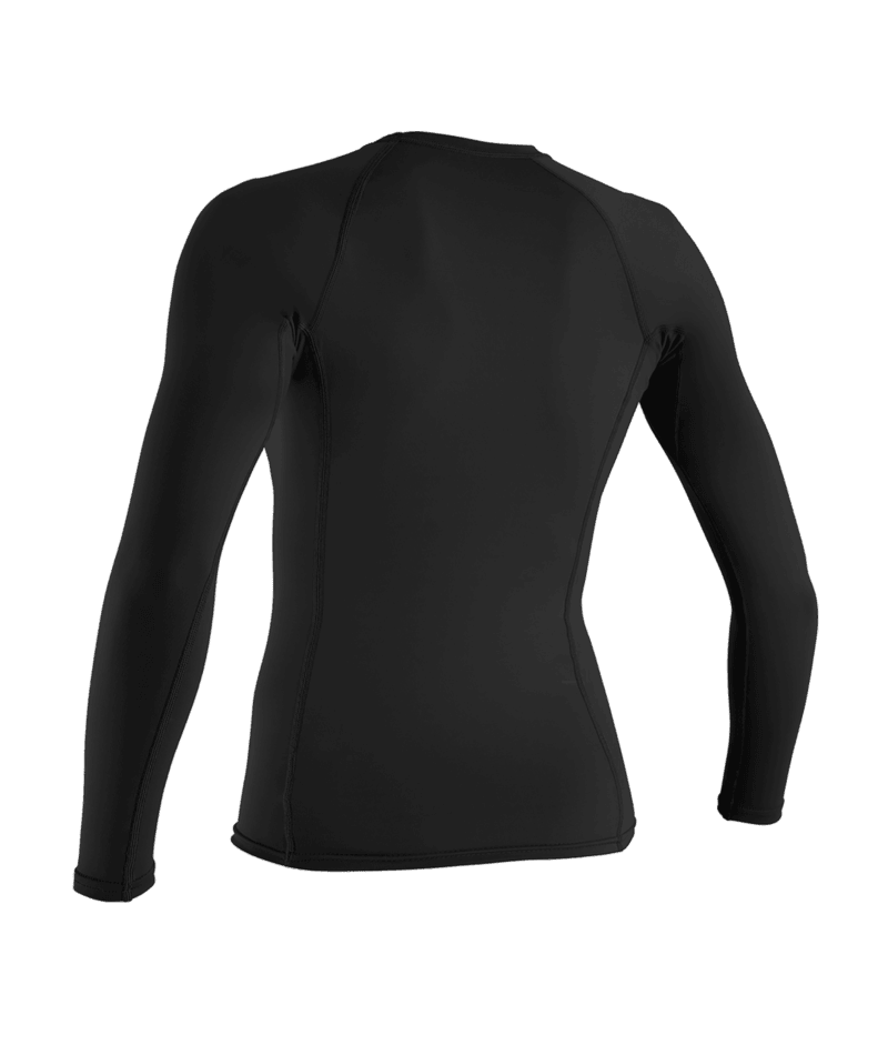 O'Neill Wms Basic Skins L/S Rash Guard Black - GearFreak