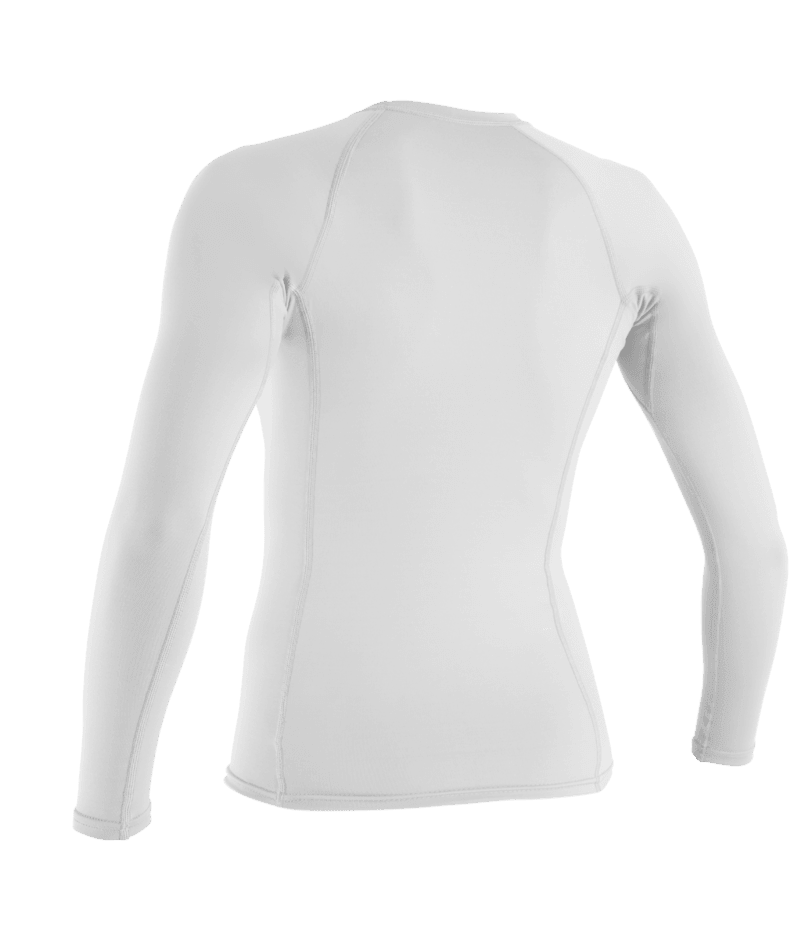 O'Neill Wms Basic Skins L/S Rash Guard White - GearFreak