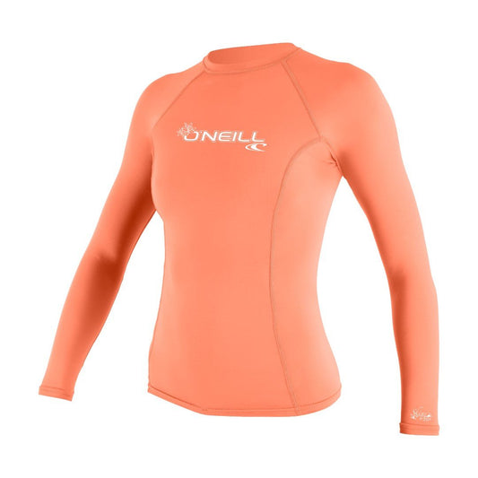 O'Neill - Basic Skins Wms L/S Rash Guard - Light Aqua - S - GearFreak