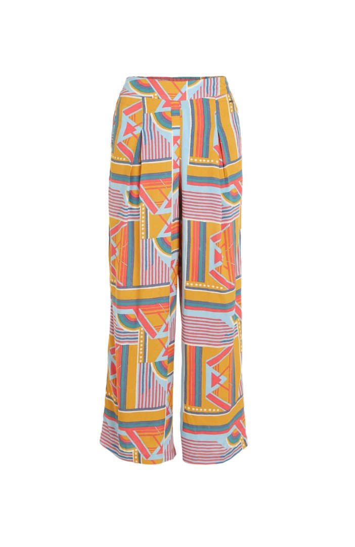 O'Neill - Farrah WOW Woven Pants | Yellow Art Geo - S - GearFreak