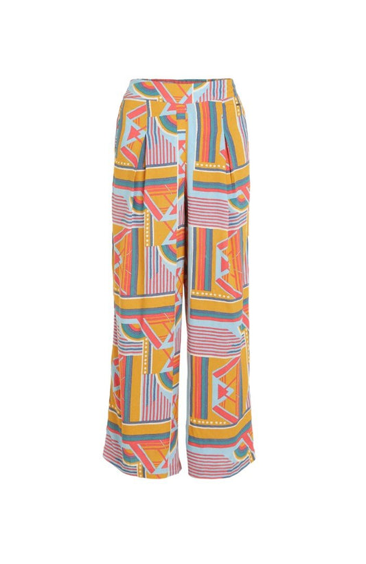 O'Neill - Farrah WOW Woven Pants | Yellow Art Geo - S - GearFreak