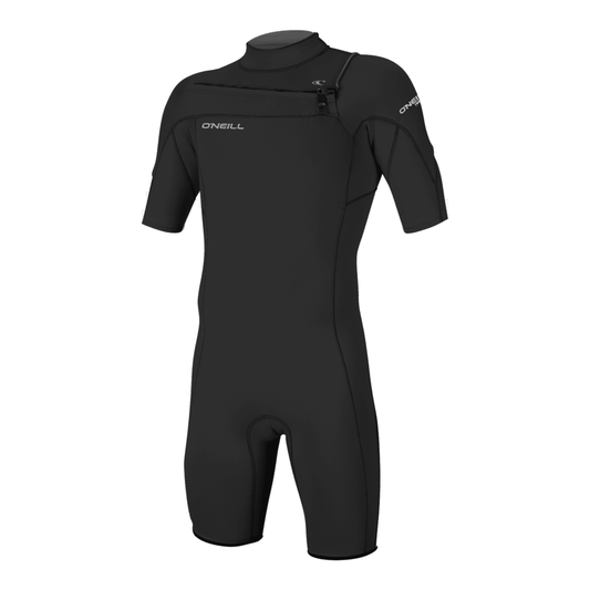 O'Neill Hammer 2mm Chest Zip S/S Spring Black/Black/Black - GearFreak