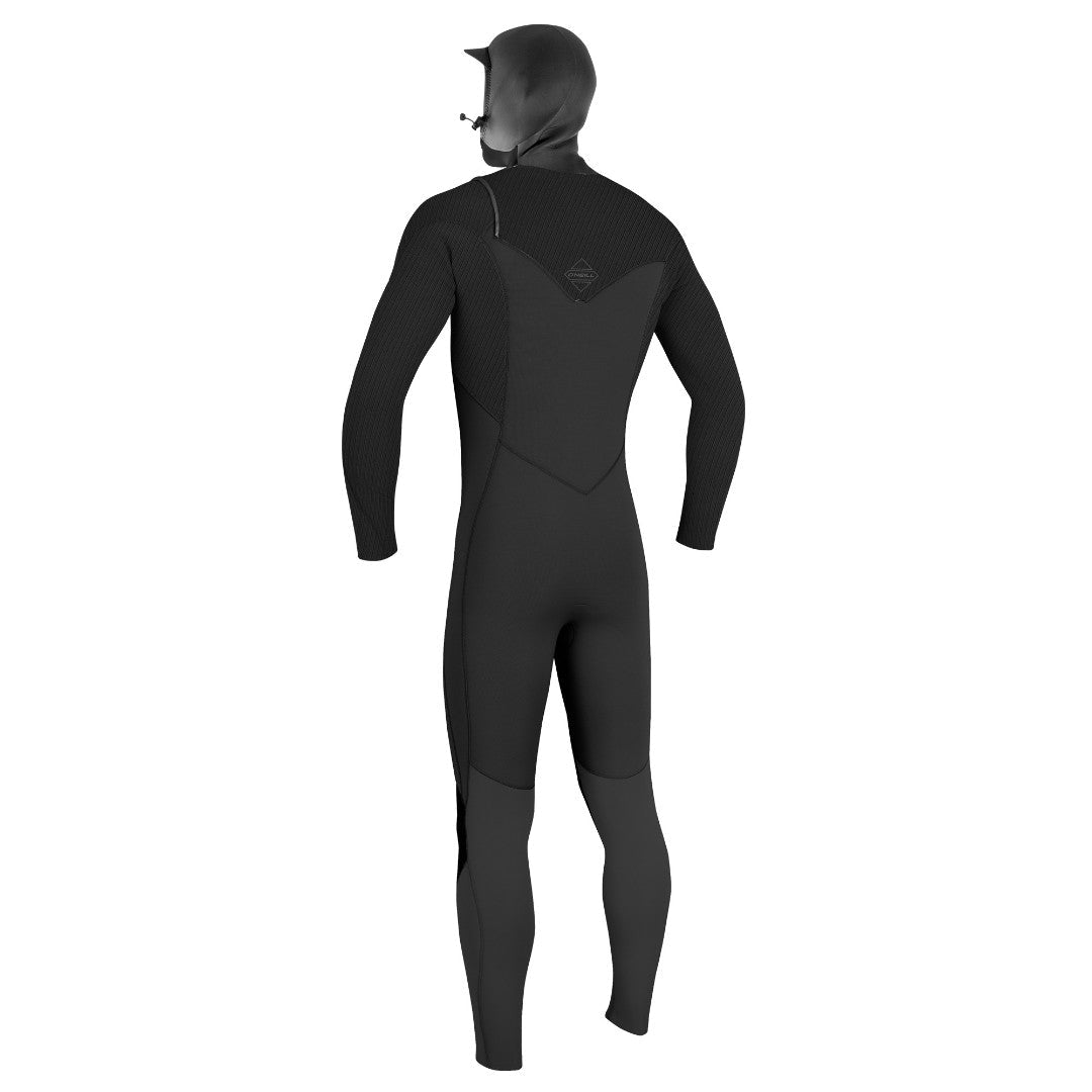 O'Neill - Hyperfreak 5/4+ Chest Zip W/Hood Black - 48/S - GearFreak