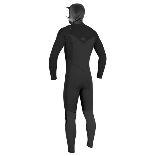 O'Neill - Hyperfreak 5/4+ Chest Zip W/Hood Black - 48/S - GearFreak