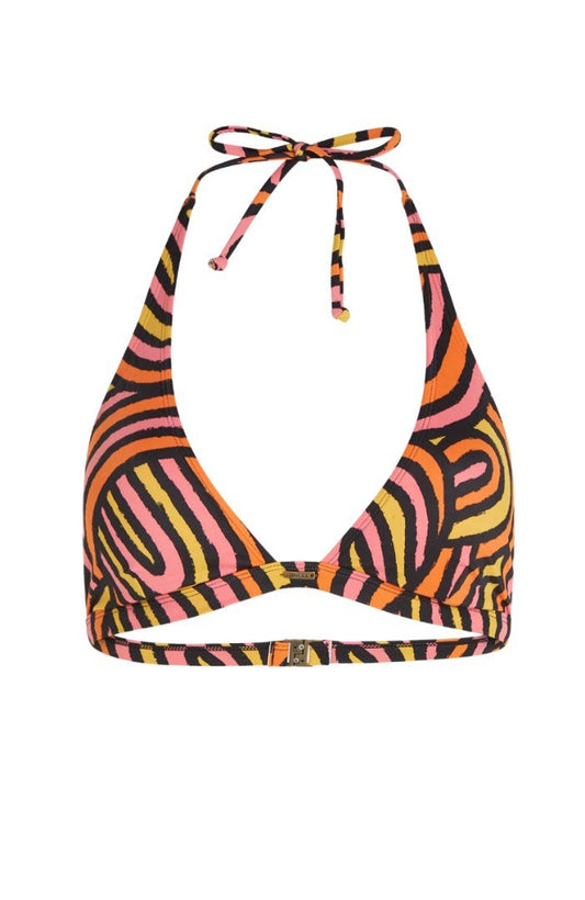 O'Neill - Marga Top | Orange Rainbow Stripe - 36C - GearFreak