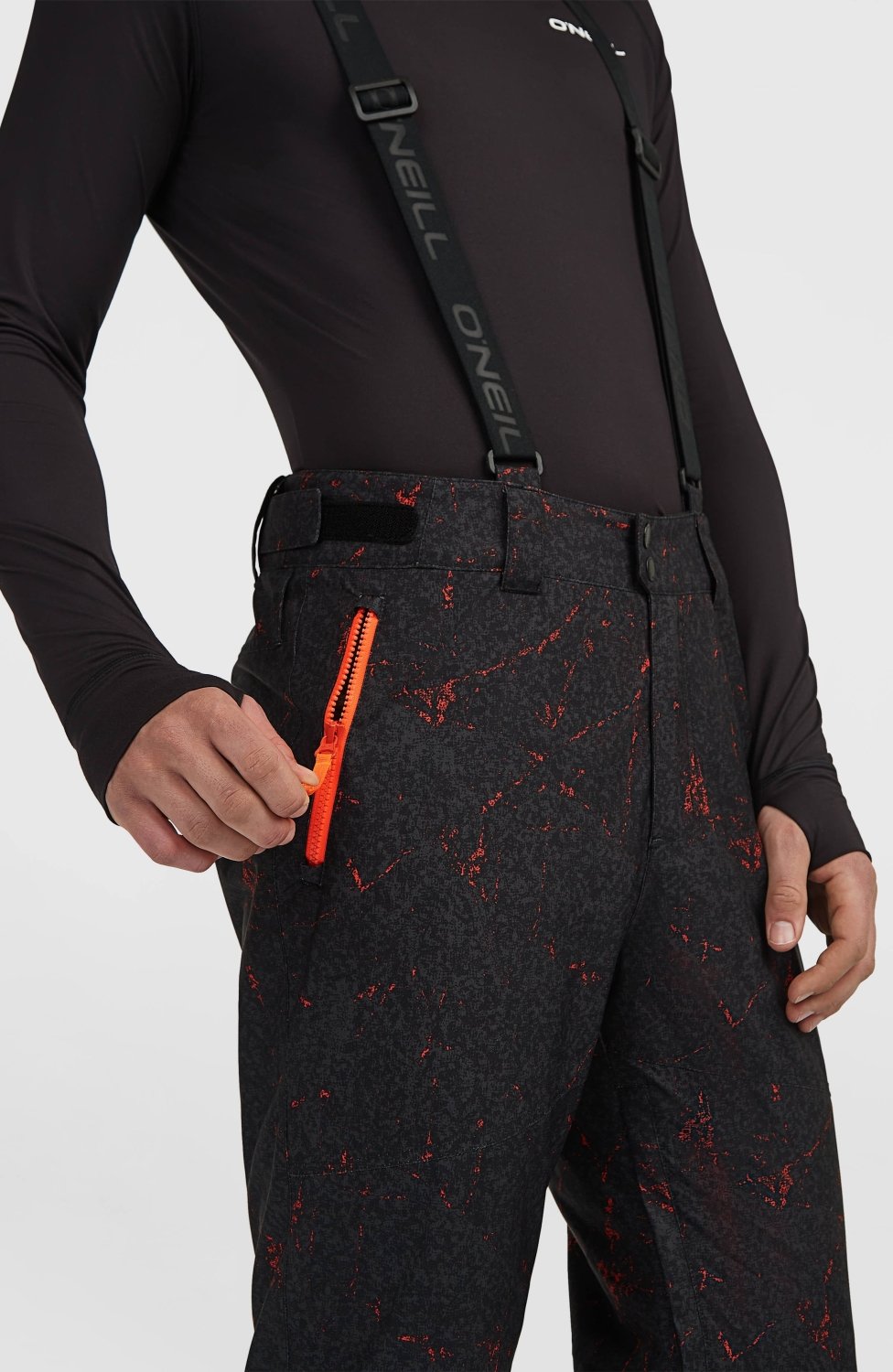 O'Neill - Men's FWC'Cruz Suspender Snow Pants - Black Basalt - GearFreak