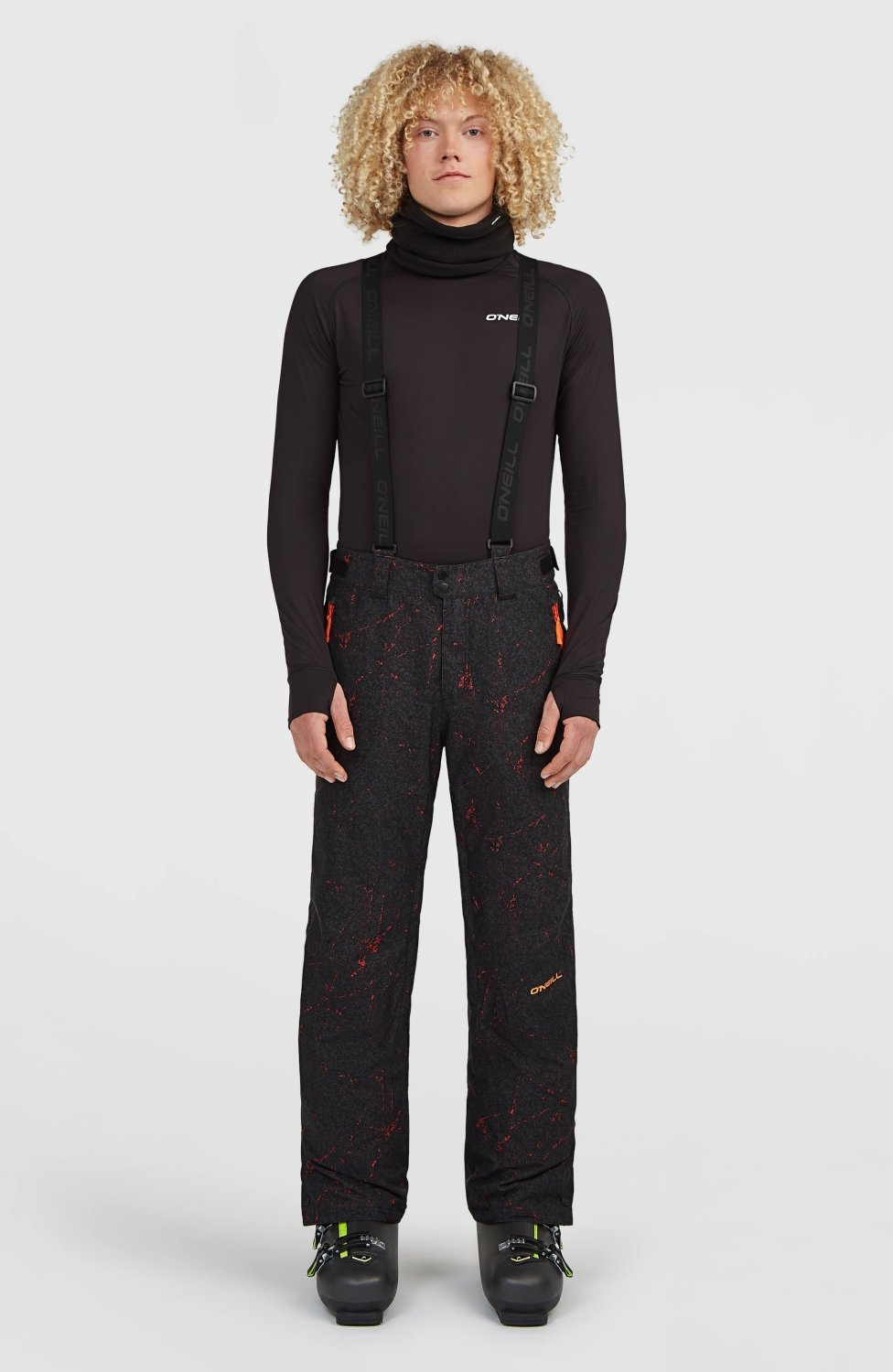 O'Neill - Men's FWC'Cruz Suspender Snow Pants - Black Basalt - GearFreak