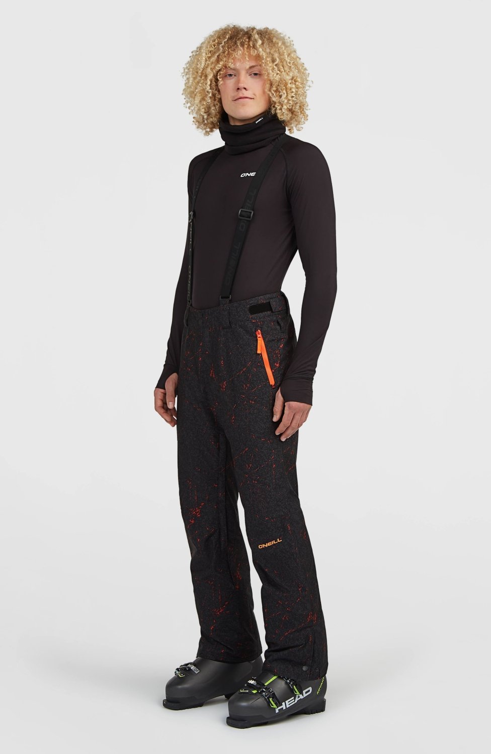 O'Neill - Men's FWC'Cruz Suspender Snow Pants - Black Basalt - GearFreak