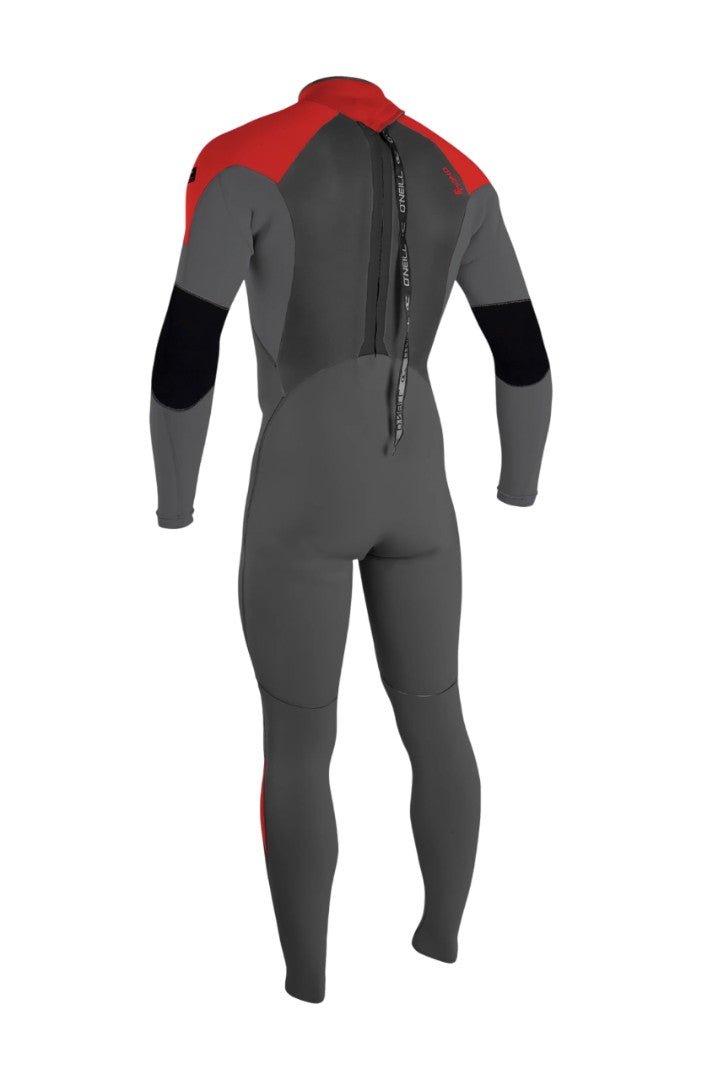 O'Neill - O'Neill Epic Youth 5/4 Back Zip Full Graphite/Smoke/Red - GearFreak